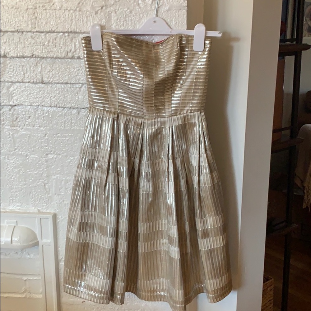 Coreylynncalter gold cocktail dress, size 4